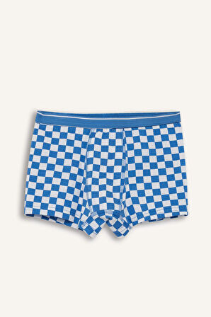 Erkek Çocuk Dama Desenli  3'lü Boxer
