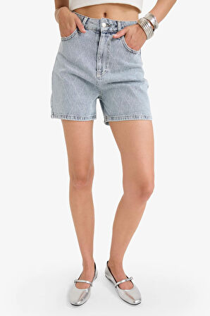 Regular Fit Jean Şort