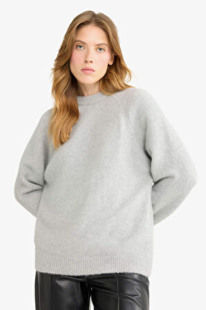 Regular Fit Bisiklet Yaka Triko Kazak