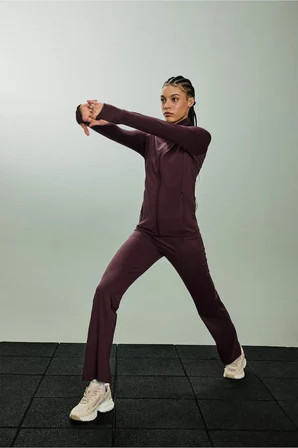 Fitted Ultra Soft Fermuarlı Hırka