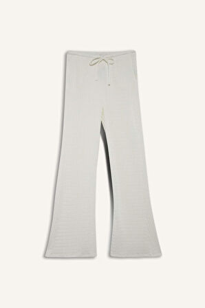 Flare Fit Cepli Normal Bel Standart Boy Bürümcük Pantolon