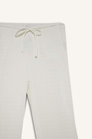 Flare Fit Cepli Normal Bel Standart Boy Bürümcük Pantolon