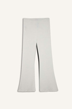 Flare Fit Cepli Normal Bel Standart Boy Bürümcük Pantolon