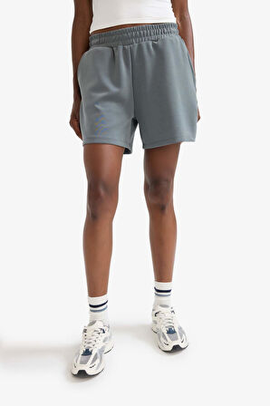 DeFactoFit Standart Fit Sporcu Kısa Paça Modal Şort
