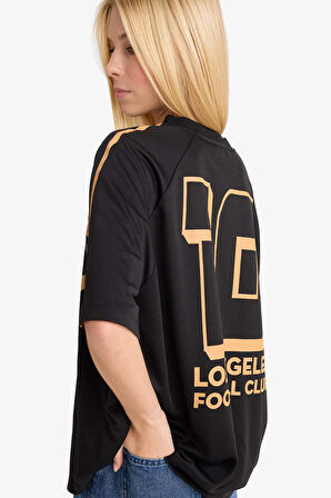 Coool MLS Oversize Geniş Kalıp Sırt Baskılı Kısa Kollu Tişört