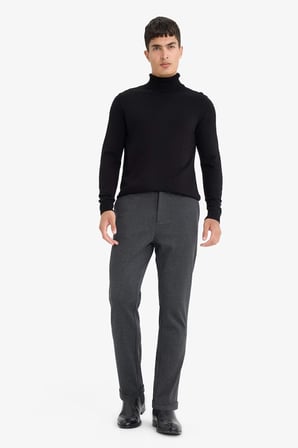 DeFacto Tailored Regular Fit Düz Paça Penye Pantolon F1738AX25WNAR97