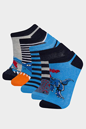 Erkek Çocuk 5'li Pamuklu Patik Çorap