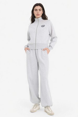DeFacto Loose Fıt Baskılı Fermuarlı Sweatshirt G8117AX26SPGR256