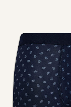 Regular Fit Desenli 3'lü Boxer