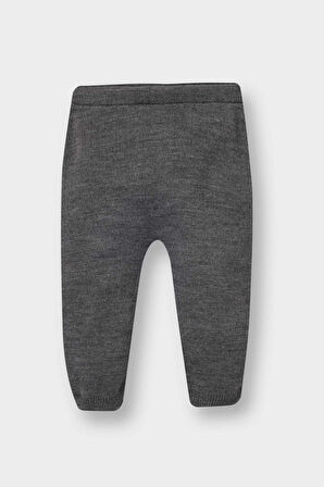 Erkek Bebek 3'lü Takım Triko Yelek Uzun Kollu Çıtçıtlı Body Pantolon