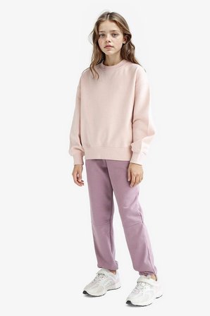 Kız Çocuk Beli Lastikli Jogger Eşofman Altı