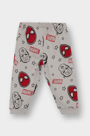 Erkek Bebek Marvel Comics Pijama Takımı Penye Uzun Kollu Üst Uzun Alt