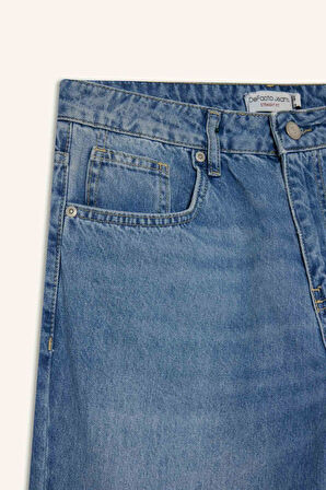 Straight Fit Düz Paça Jean Pantolon