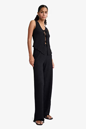 Wide Leg Bürümcük Trousers