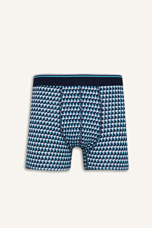 Regular Fit Baskılı 3'lü Boxer