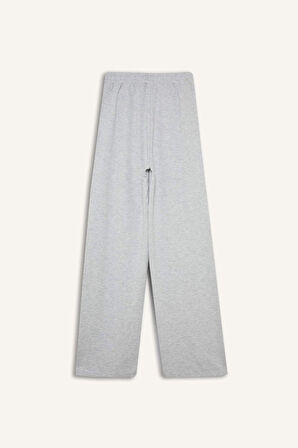 Coool Wide Leg Geniş Paça Beli Lastikli Baskılı Eşofman Altı