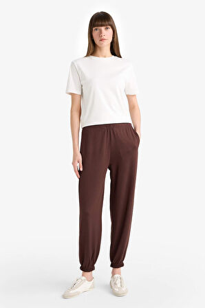 Jogger Fit Basic Düz Cepli Eşofman Altı