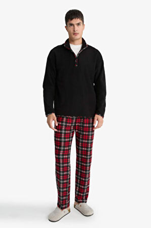 Regular Fit Polar Yarım Fermuarlı Üst