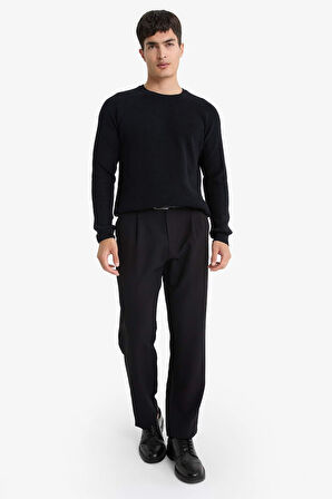 Standart Fit Bisiklet Yaka Triko Kazak