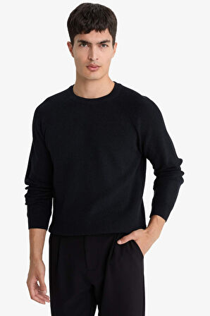 Standart Fit Bisiklet Yaka Triko Kazak