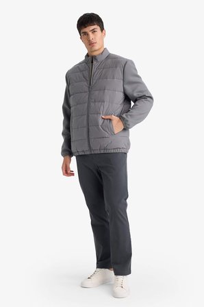 DeFacto Su Geçirmez Slım Fıt Dik Yaka Esnek Mont D7532AX26SPGR206