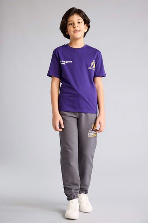 DeFacto NBA Los Angeles Lakers Kalın Kumaş Pantolon Erkek Çocuk G7623A826SPAR148