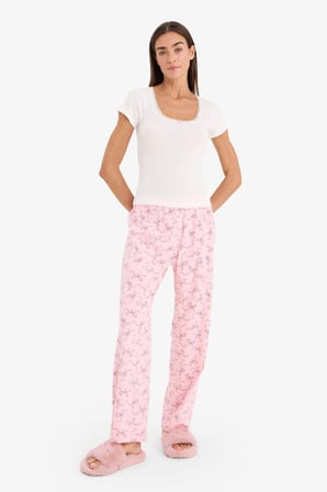 DeFacto %100 Pamuk Pijama Takımı Kısa Kollu Üst Alt G1675AX26SPPN149
