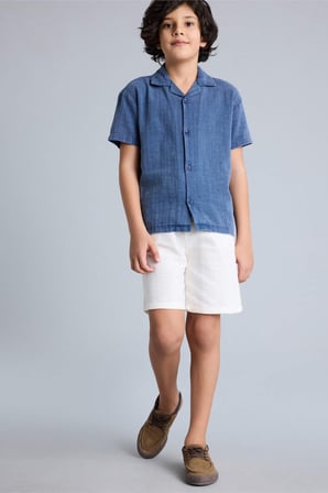 DeFacto Oversıze Polo Yaka Gömlek Erkek Çocuk H0068A826SMIN242