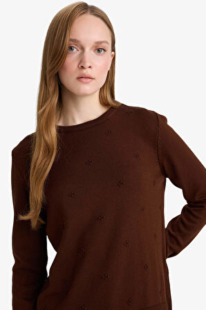 Regular Fit Bisiklet Yaka Triko Kazak