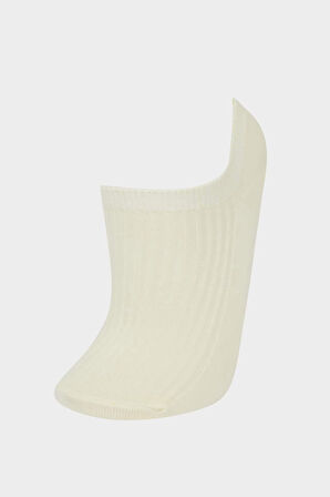 Kadın 5'li Pamuklu Patik Çorap