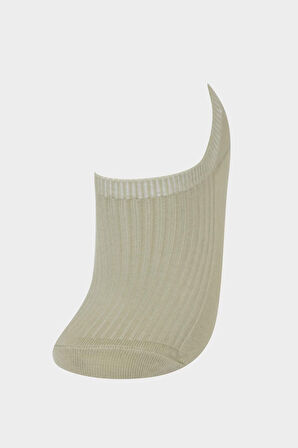 Kadın 5'li Pamuklu Patik Çorap