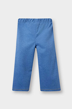 Kız Bebek Wide Leg Jean Görünümlü Pantolon