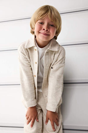 Erkek Bebek 2'li Takım Uzun Kollu Gömlek Pantolon