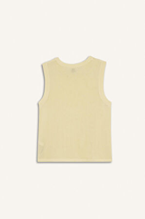 Regular Fit Ajurlu Jakarlı Atlet