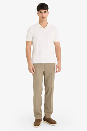 DeFacto Standart Fit Polo Yaka Triko Kısa Kollu Tişört F6063AX25SMER140