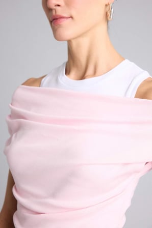 DeFacto Slim Fit Çift Katmanlı Ribana Tişört G9546AX26SPPN186