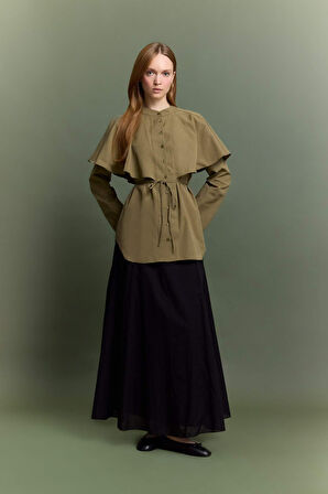 A Kesim Vual Maxi Etek