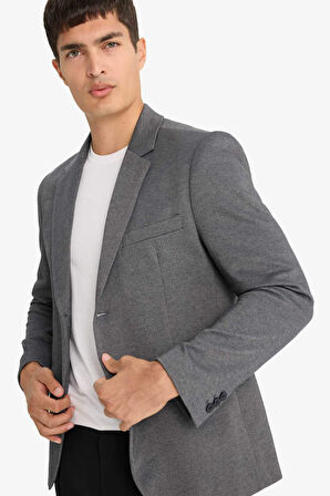 Slim Fit Dar Kesim Blazer Ceket