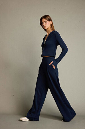 Regular Fit Normal Bel Düz Paça Modal Pantolon