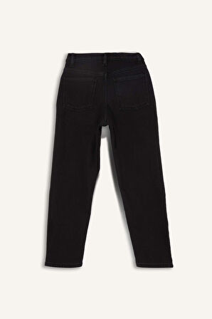 Erkek Çocuk Straight Fit Düz Paça Jean Polar Astarlı Pantolon