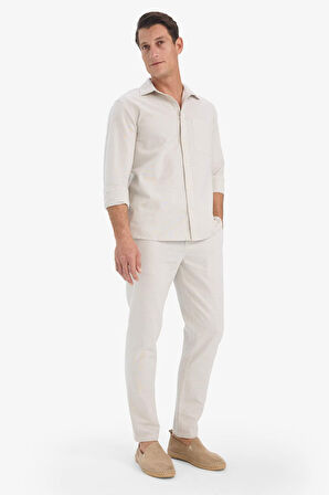 Slim Fit Düz Paça Pamuklu Jogger Pantolon