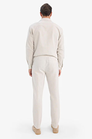 Slim Fit Düz Paça Pamuklu Jogger Pantolon