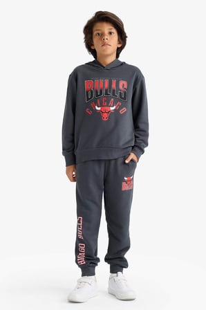 Erkek Çocuk NBA Chicago Bulls Beli Lastikli Jogger Eşofman Altı F4089A825AUAR31