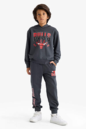 Erkek Çocuk NBA Chicago Bulls Beli Lastikli Jogger Eşofman Altı