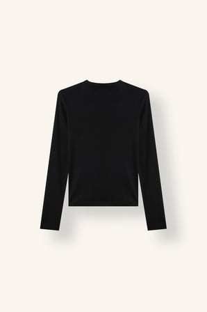 %100 Pamuk Slim Fit Bisiklet Yaka Düğmeli Ribana Uzun Kollu Basic Hırka