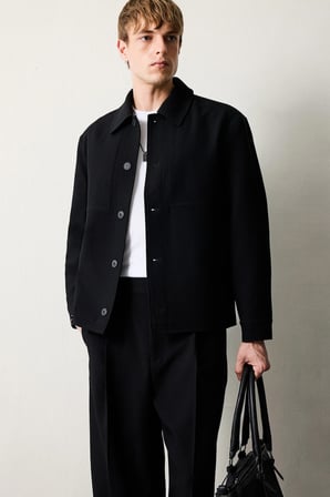 Regular Fıt Polo Yaka Astarlı Blazer Ceket