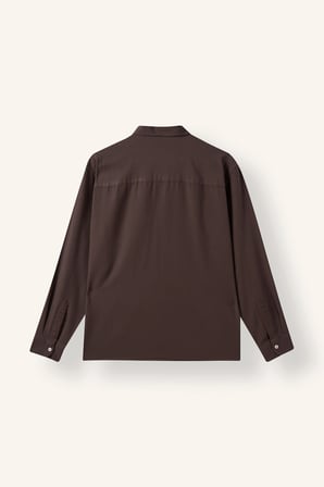 %100 Pamuk Regular Fit Polo Yaka Oxford Basic Uzun Kollu Gömlek