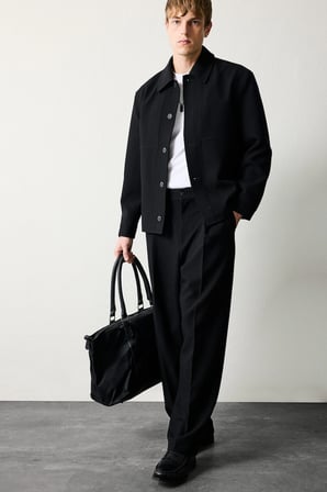 Regular Fıt Polo Yaka Astarlı Blazer Ceket