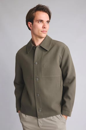 Regular Fıt Polo Yaka Astarlı Blazer Ceket