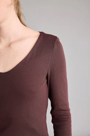 Pamuklu Slım Fıt Modal Uzun Kollu Basic Tişört